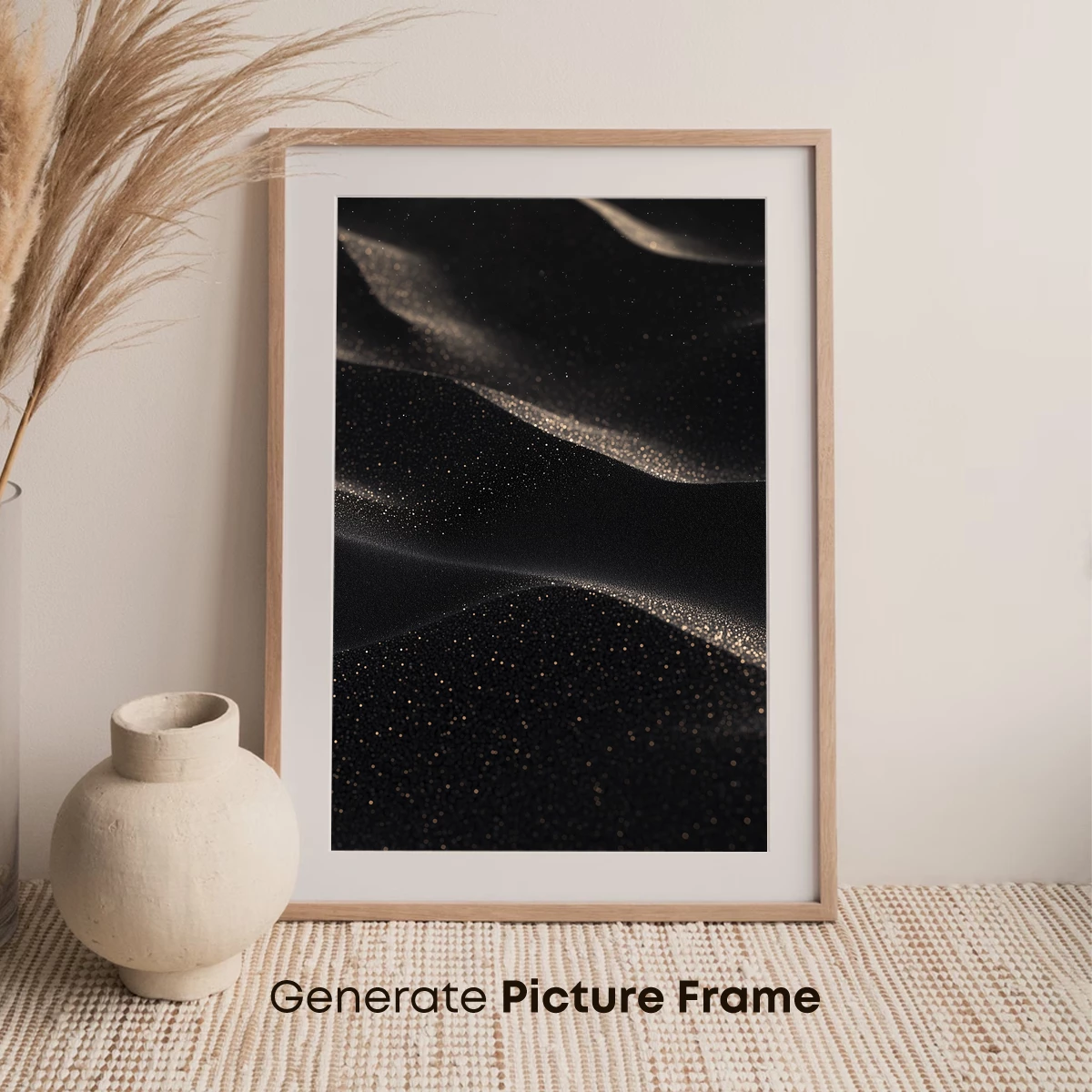 Ethereal Sands: Golden Whispers in Darkness - Image 7