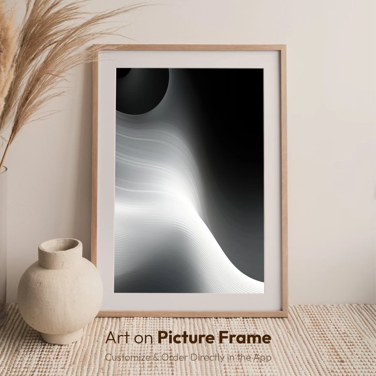 Elegant Monochrome Waves - Image 7