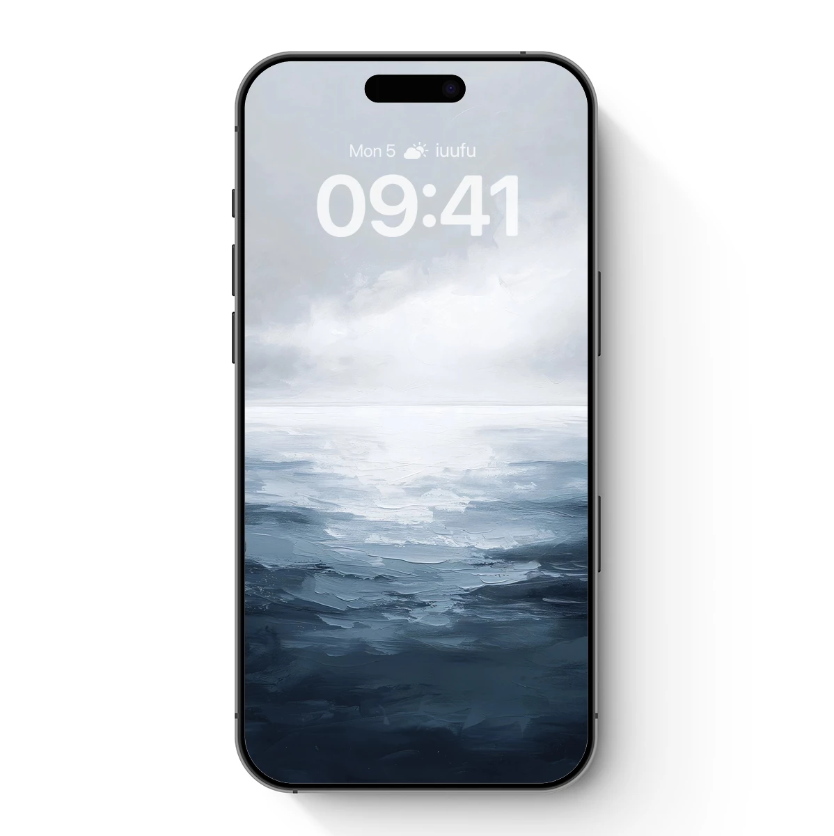 Eternal Horizon: Monochromatic Ocean Serenity