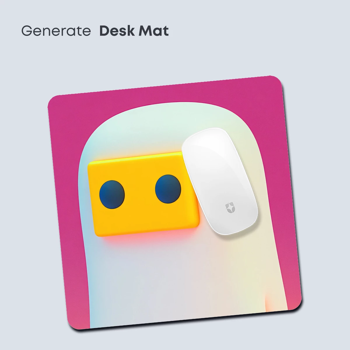 Cute Ghostly Figure with Vibrant Hue Fusion - Image 4