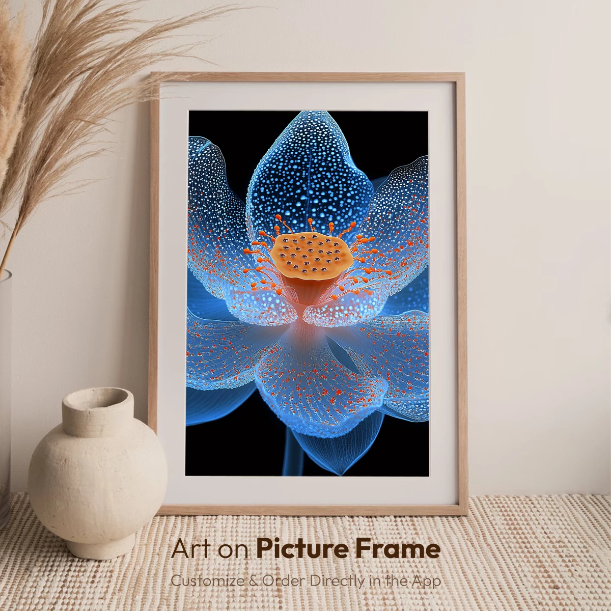 Bioluminescent Bloom: Futuristic Floral Art - Image 6