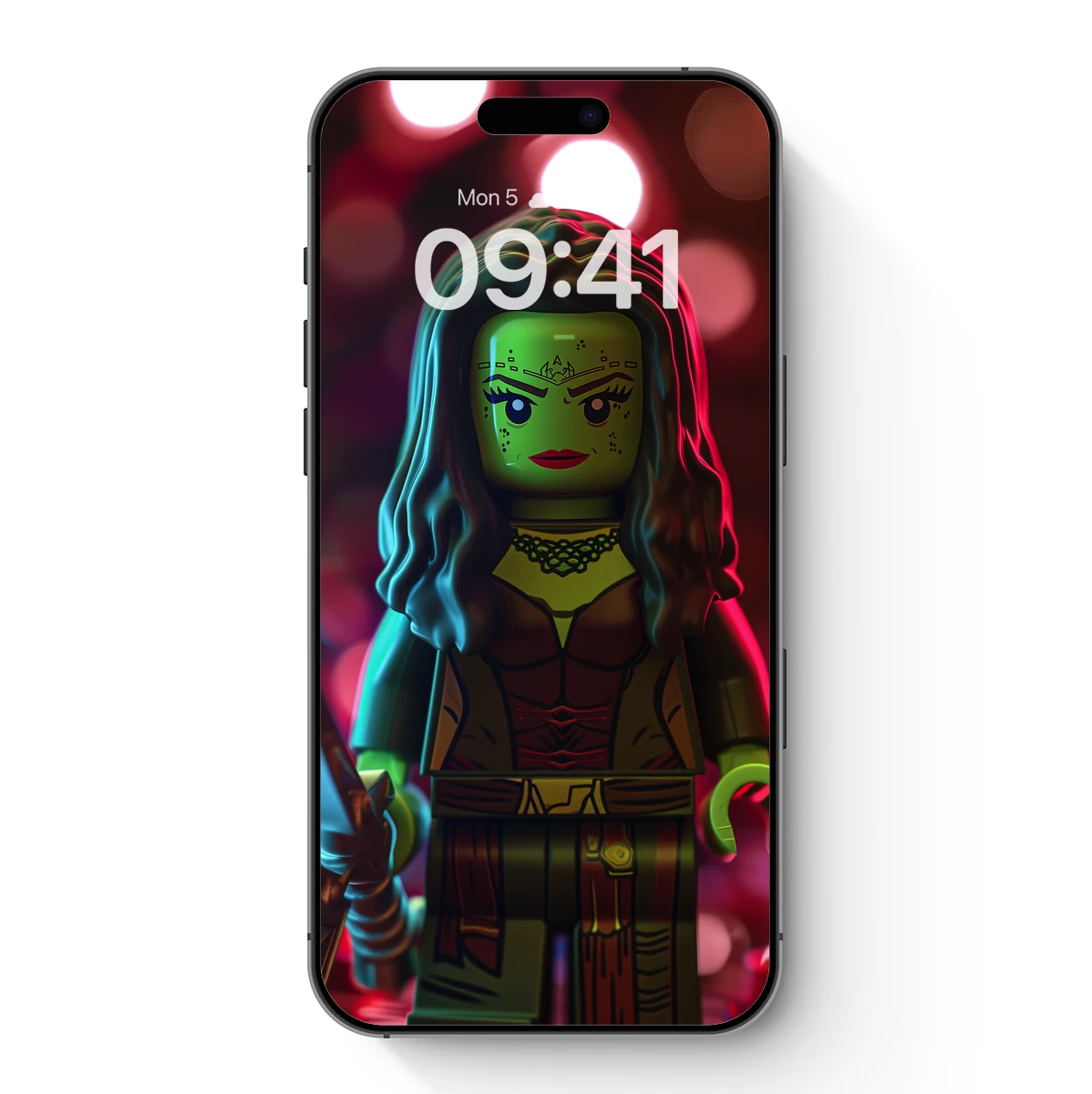 Luminous LEGO Warrior: Neon Fantasy Fusion Luminous LEGO Warrior: Neon Fantasy Fusion