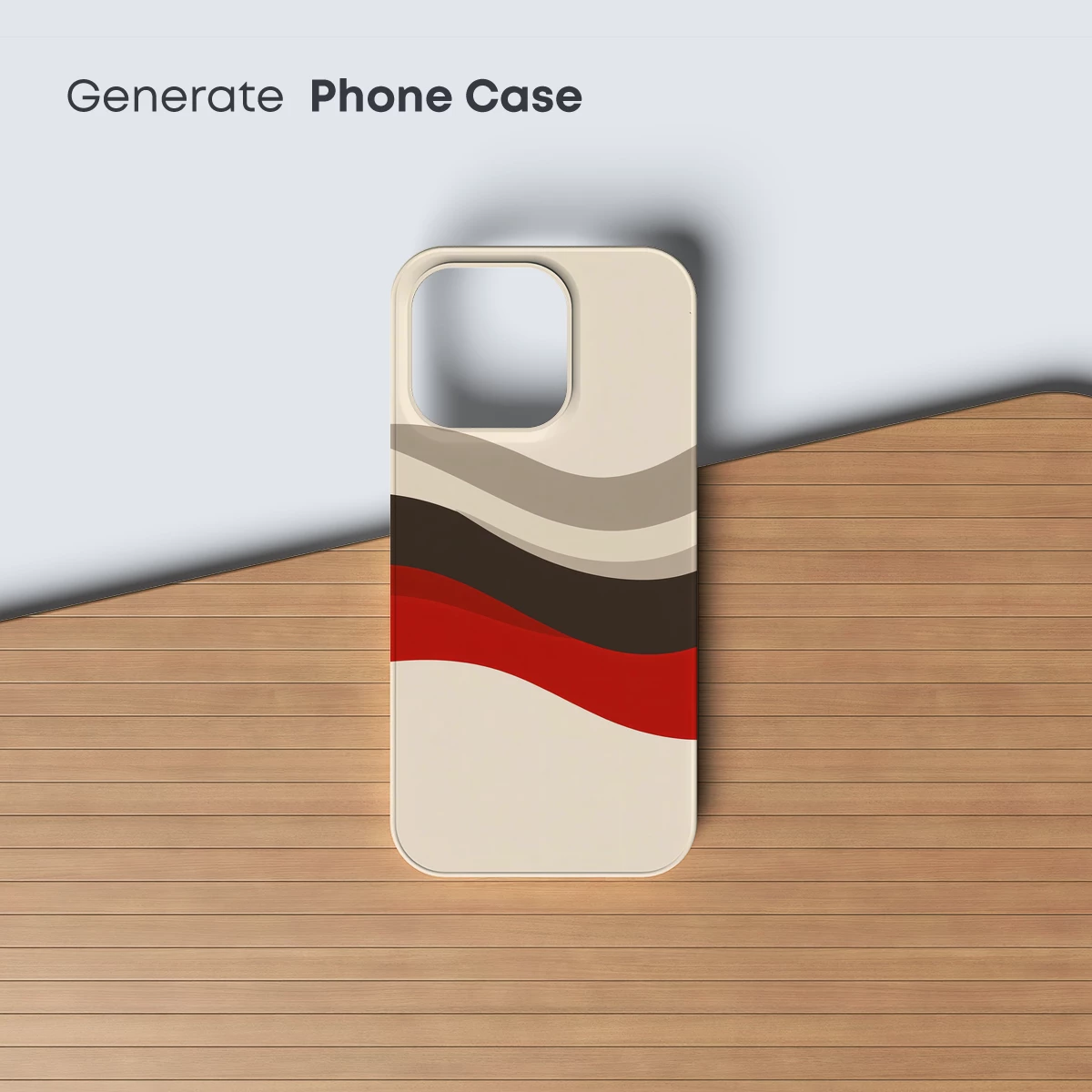 Abstract Waves in Warm Tones - Image 3