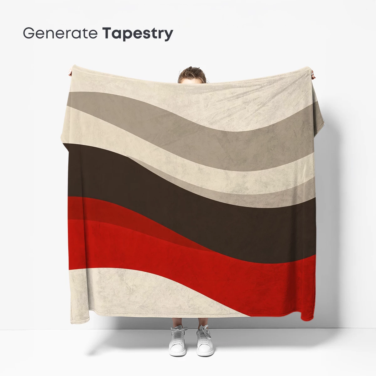 Abstract Waves in Warm Tones - Image 5