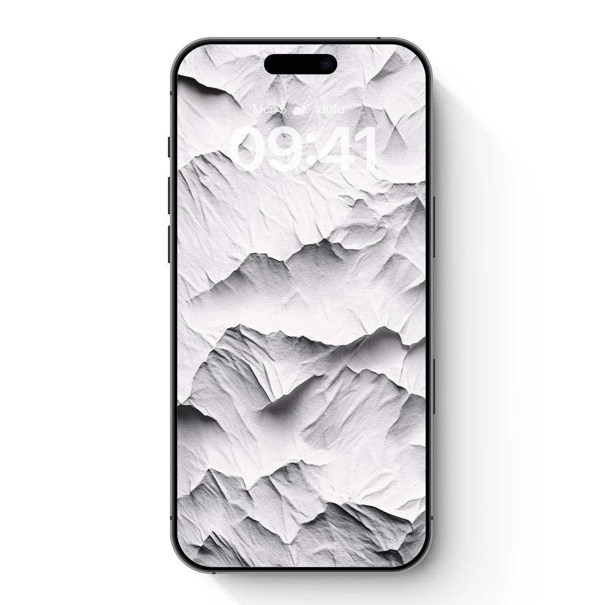 Crumpled Elegance: Monochrome Textures