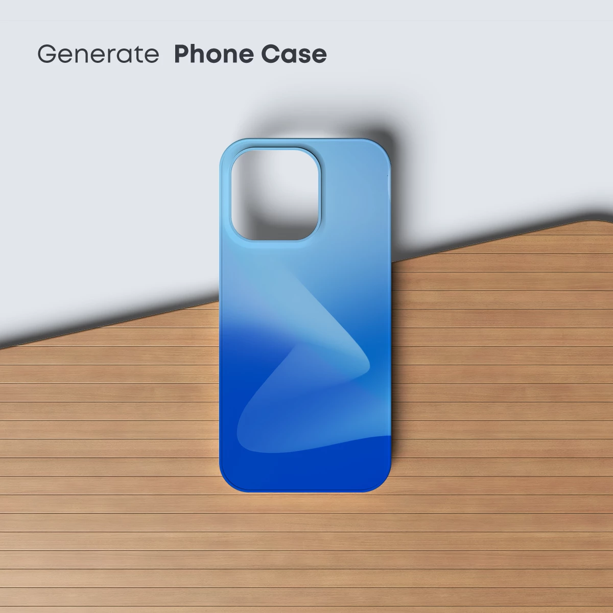 Blue Gradient Elegance: Abstract Flow - Image 3