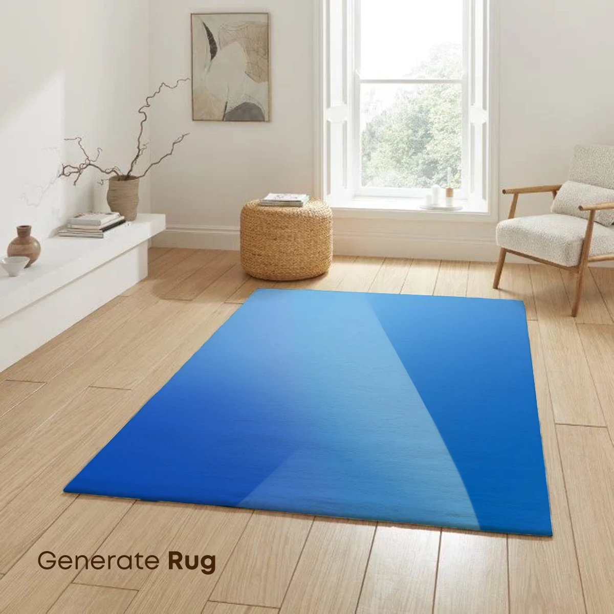 Blue Gradient Elegance: Abstract Flow - Image 6