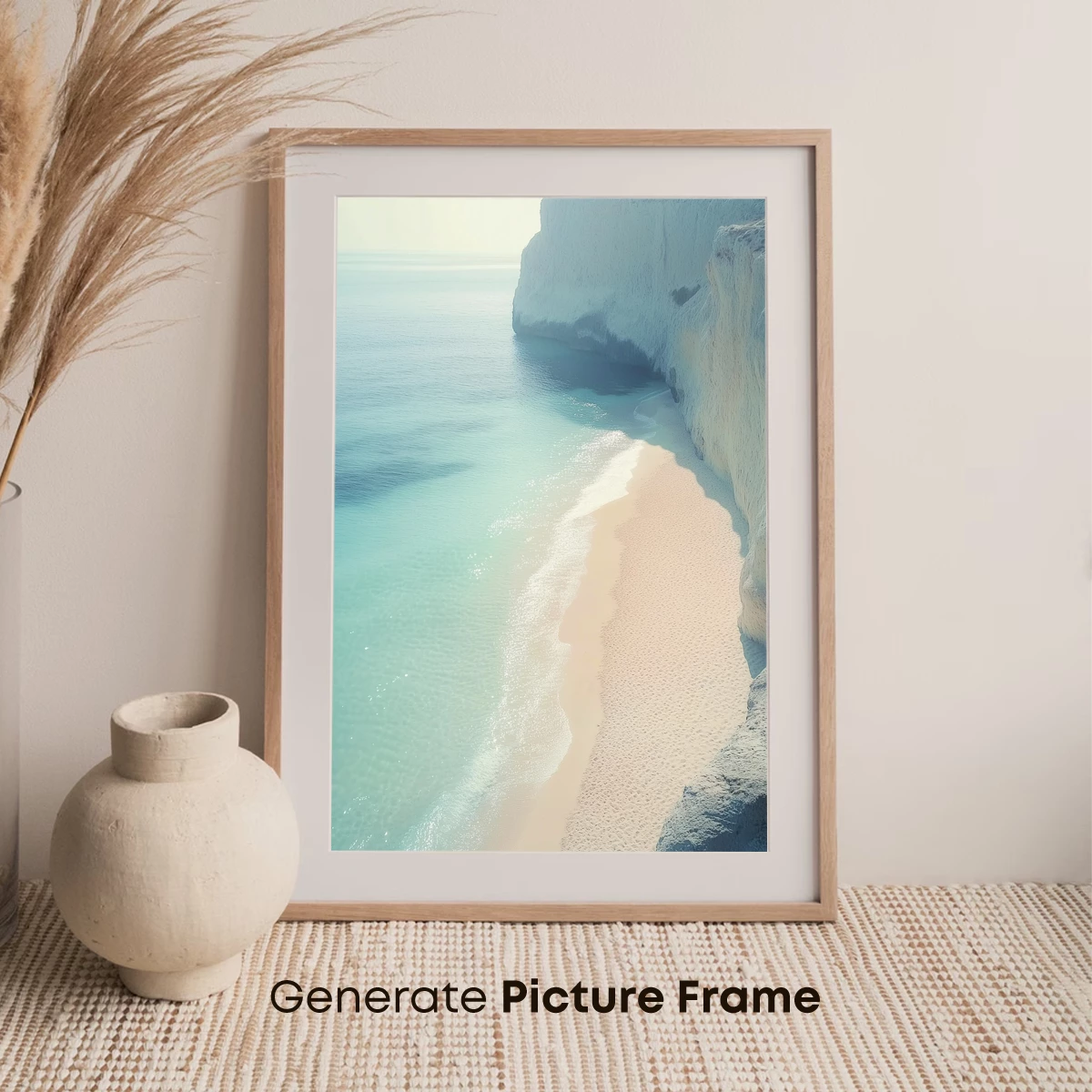 Ethereal Coastal Serenity: Crystal Waters and Whispering Cliffs - Image 7