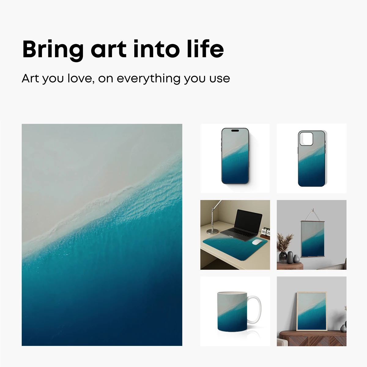 Aerial Serenity: Turquoise Tides Meet White Sands - Image 2