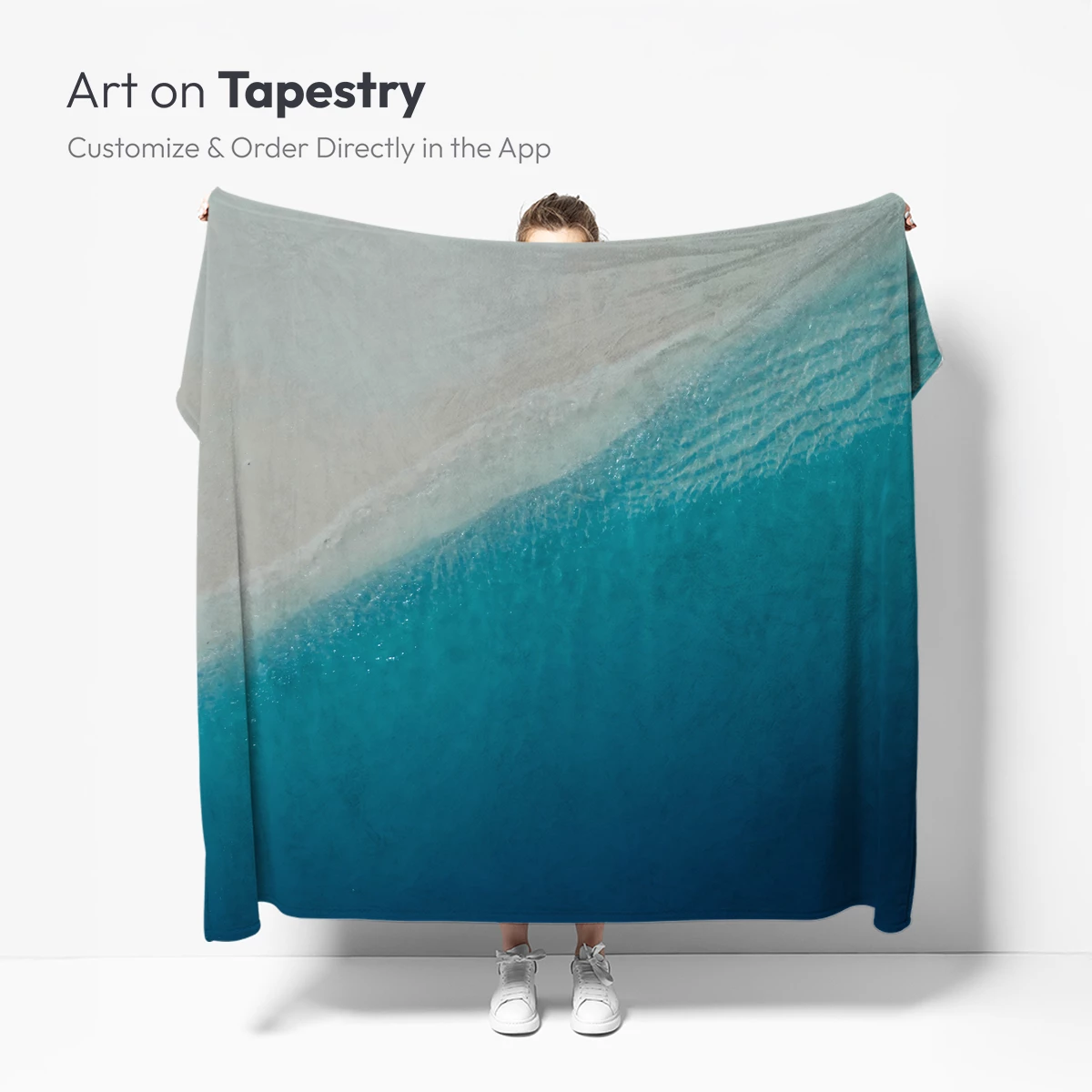 Aerial Serenity: Turquoise Tides Meet White Sands - Image 5