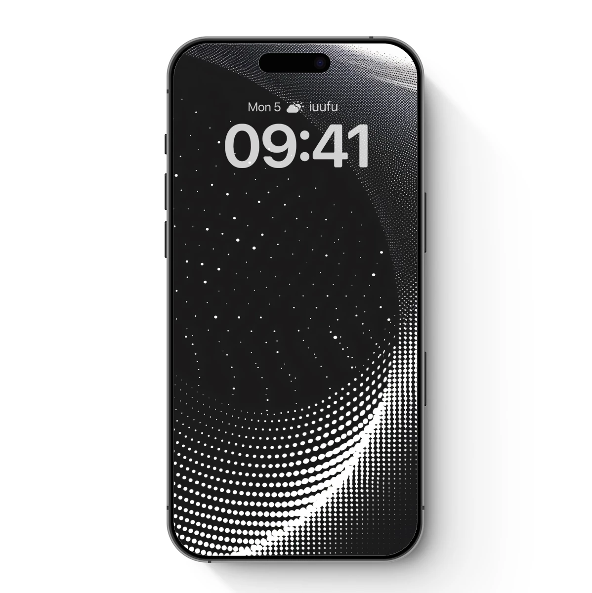 Dot Matrix Elegance: A Cosmic Crescent Dot Matrix Elegance: A Cosmic Crescent