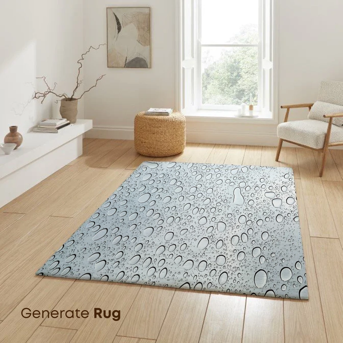 Crystal Droplets: Rain's Artistic Embrace - Image 6