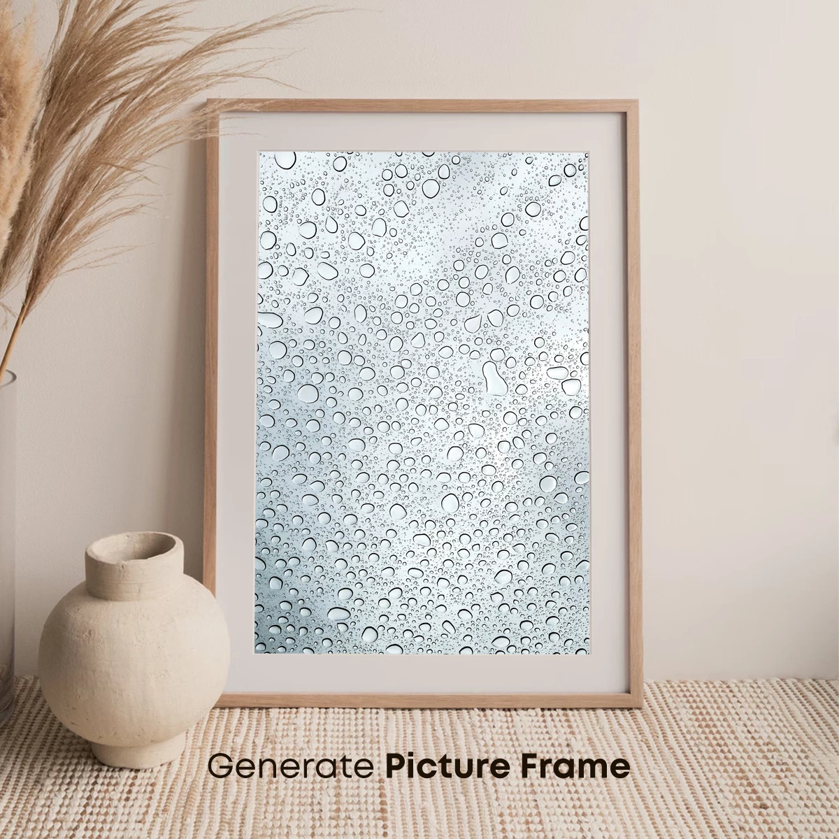 Crystal Droplets: Rain's Artistic Embrace - Image 7