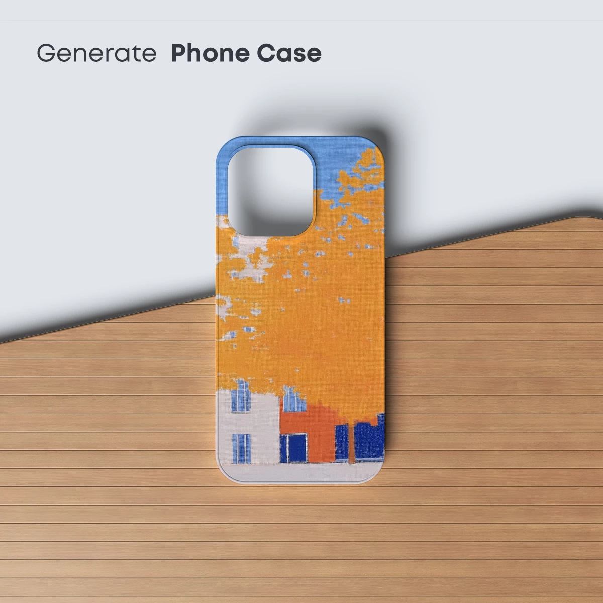 Autumnal Harmony: Urban Trees in Warm Glow - Image 3