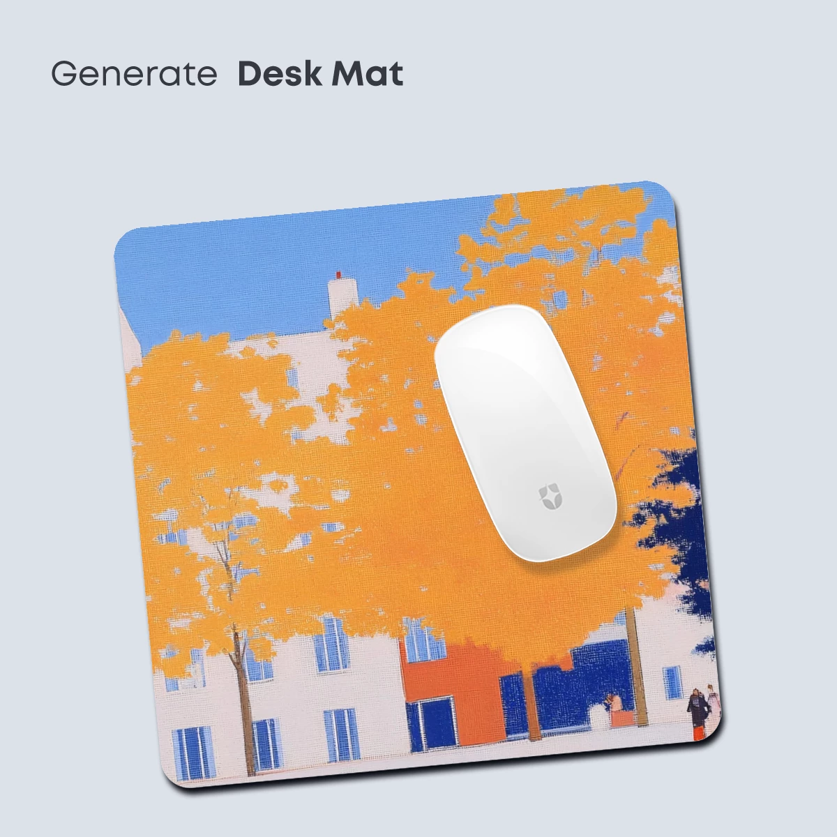 Autumnal Harmony: Urban Trees in Warm Glow - Image 4