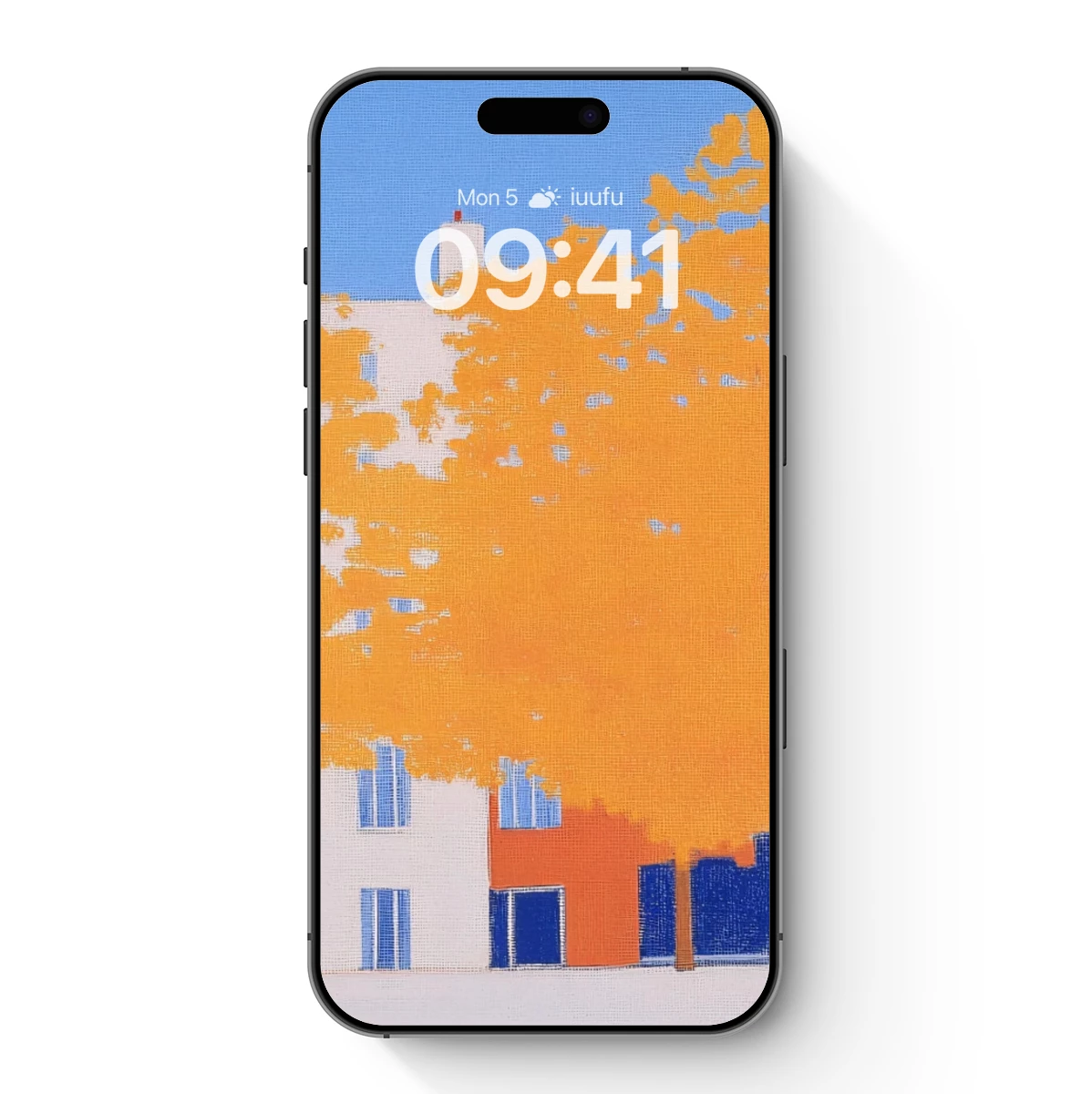 Autumnal Harmony: Urban Trees in Warm Glow