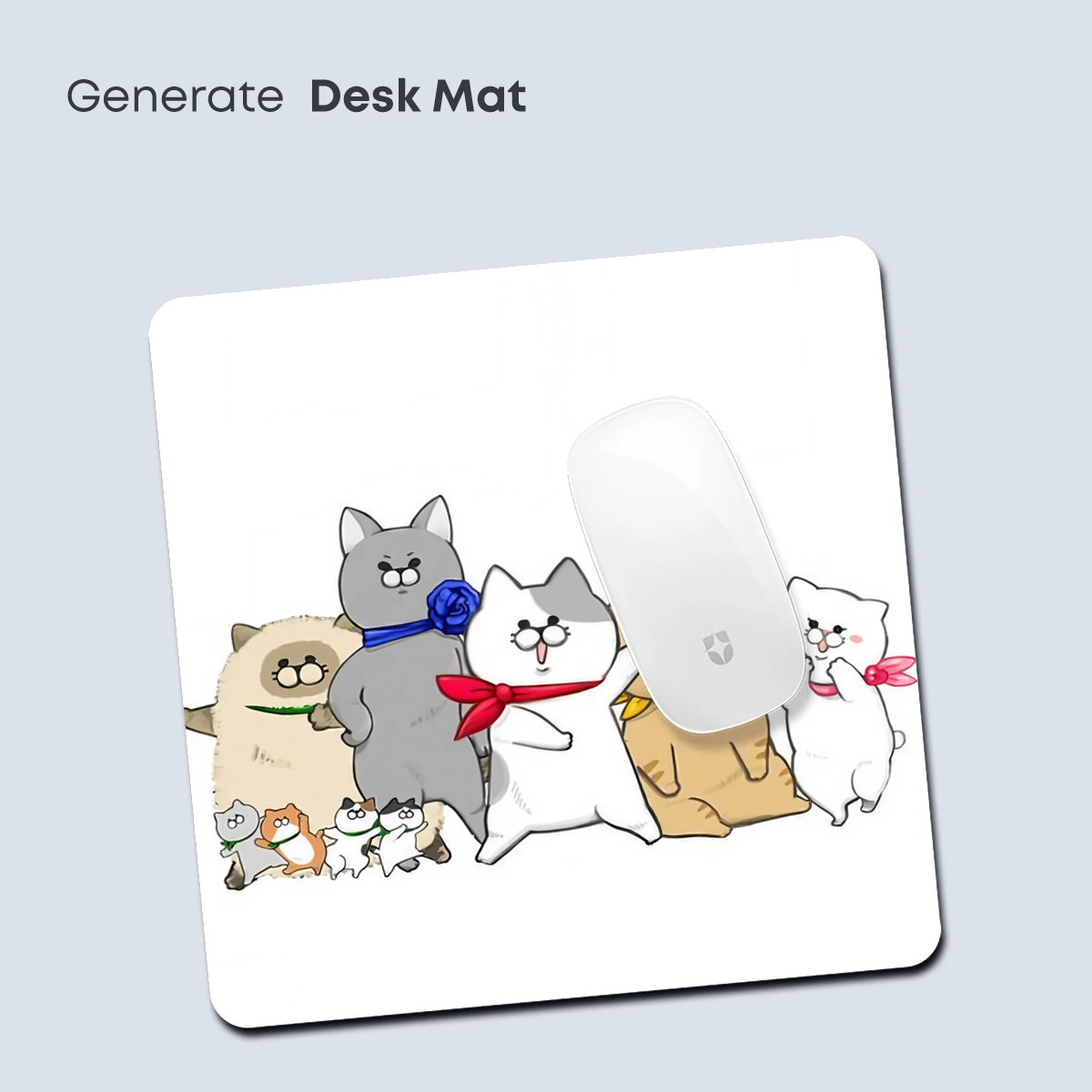 Cute Cat Parade: Whimsical Cartoon Feline Gathering - Image 4