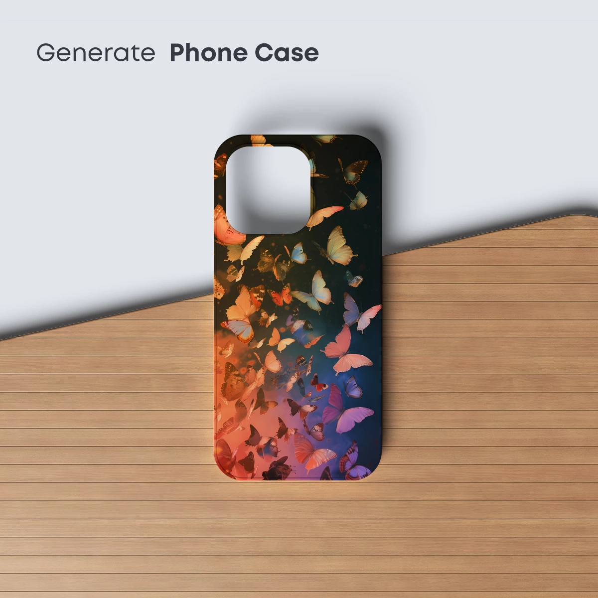 Butterfly Symphony in Sunset Hues - Image 3