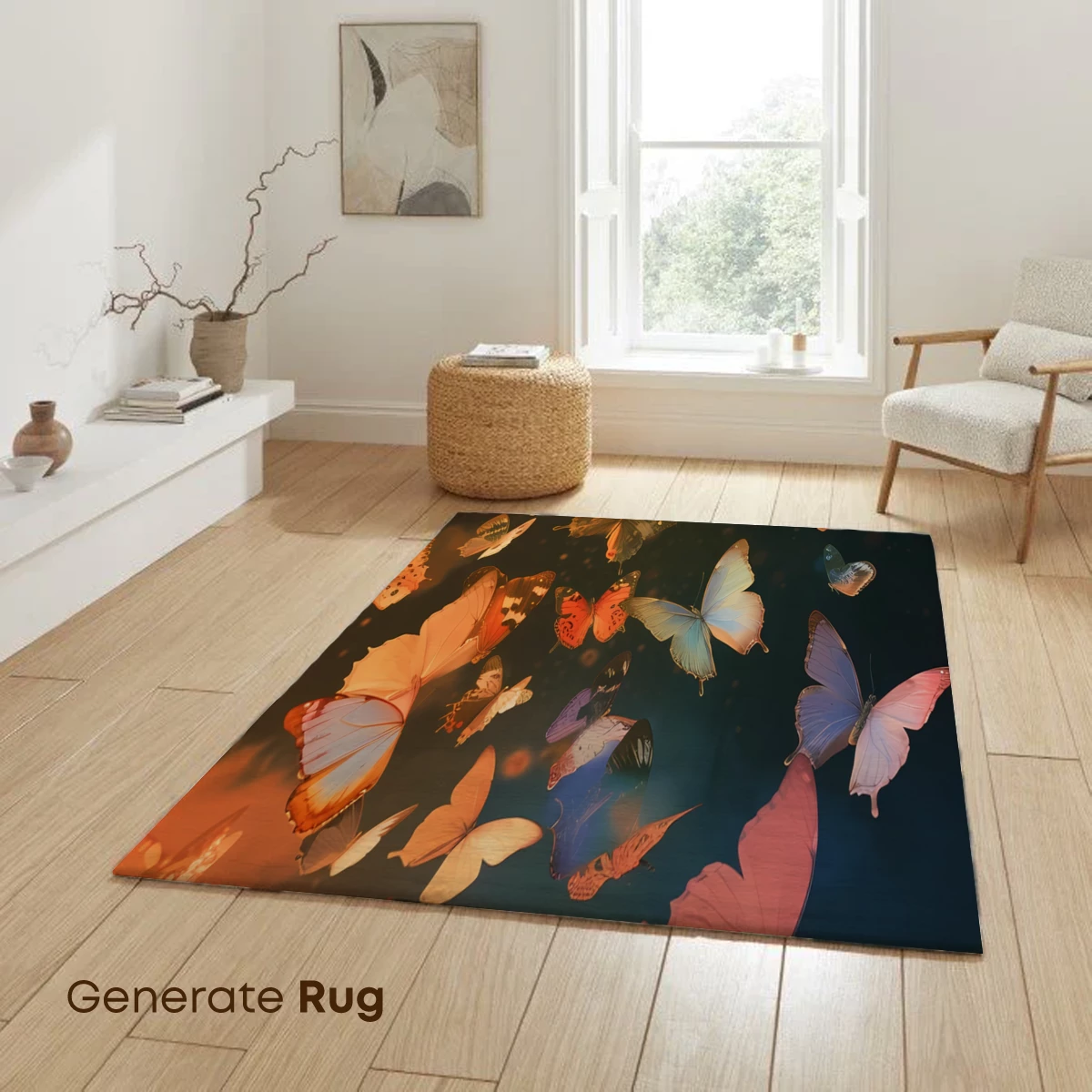 Butterfly Symphony in Sunset Hues - Image 6