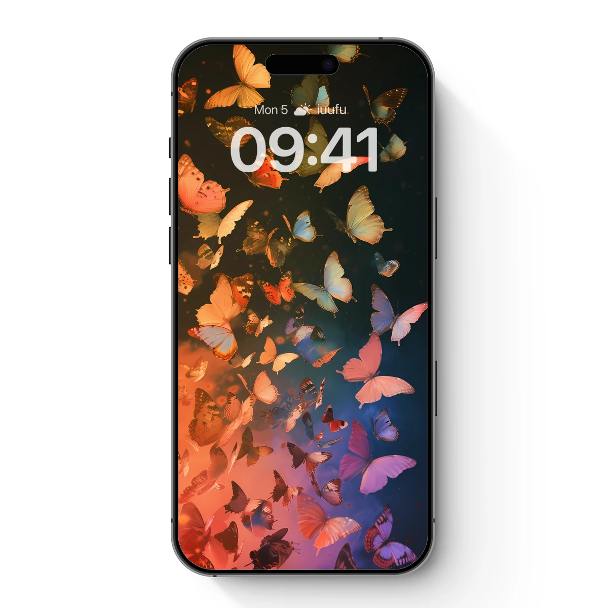 Butterfly Symphony in Sunset Hues