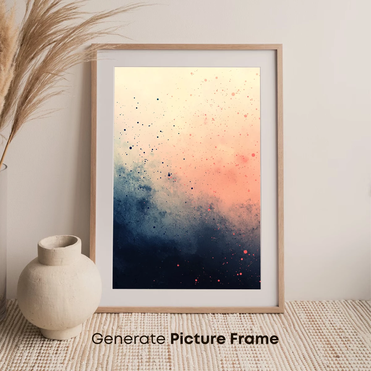 Cosmic Dust Symphony: Abstract Nebula Art - Image 7