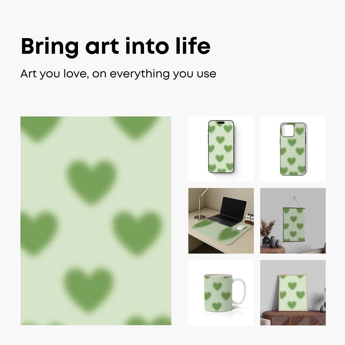 Blurred Green Hearts: A Soft Focus Love Story - Image 2