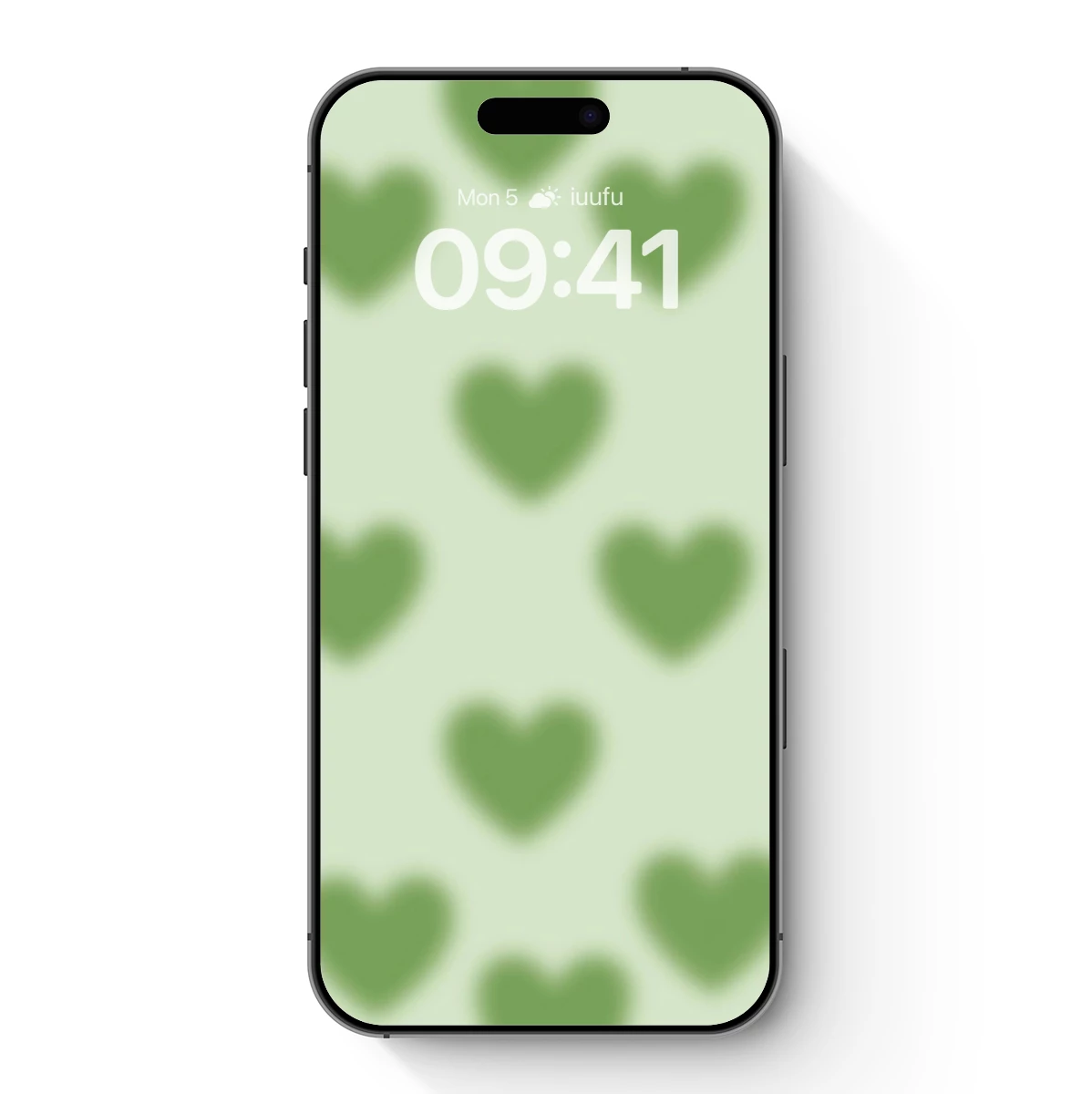 Blurred Green Hearts: A Soft Focus Love Story