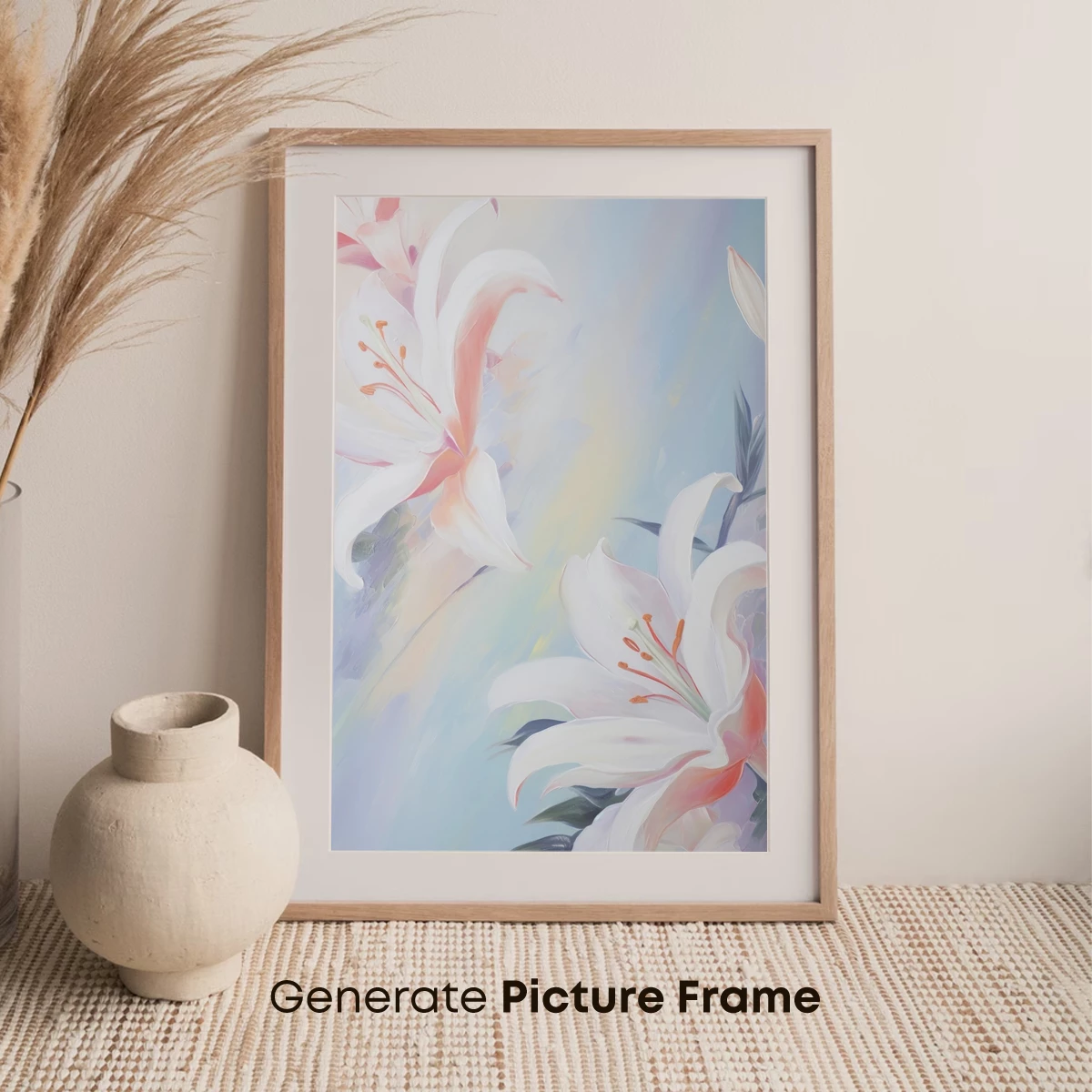 Ethereal Lilies: Soft Pastel Elegance - Image 7