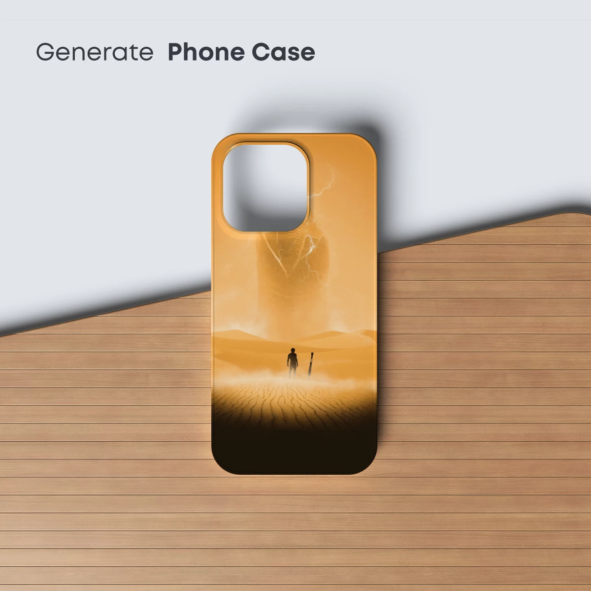 Desert Sentinel: Lightning Strikes the Monolith - Image 3