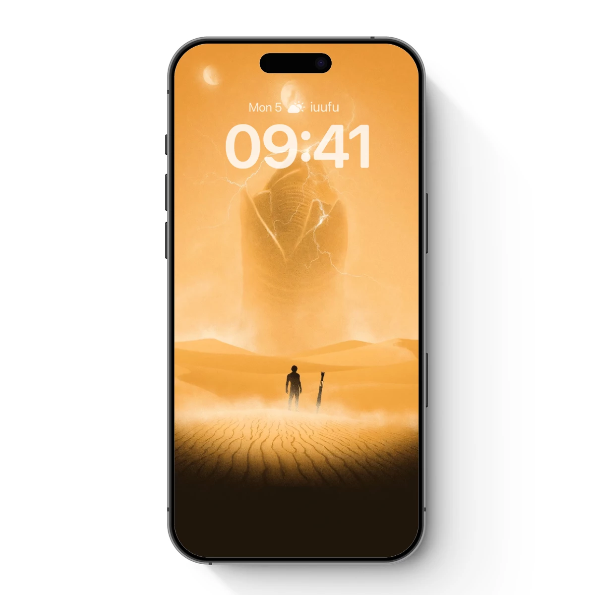 Desert Sentinel: Lightning Strikes the Monolith