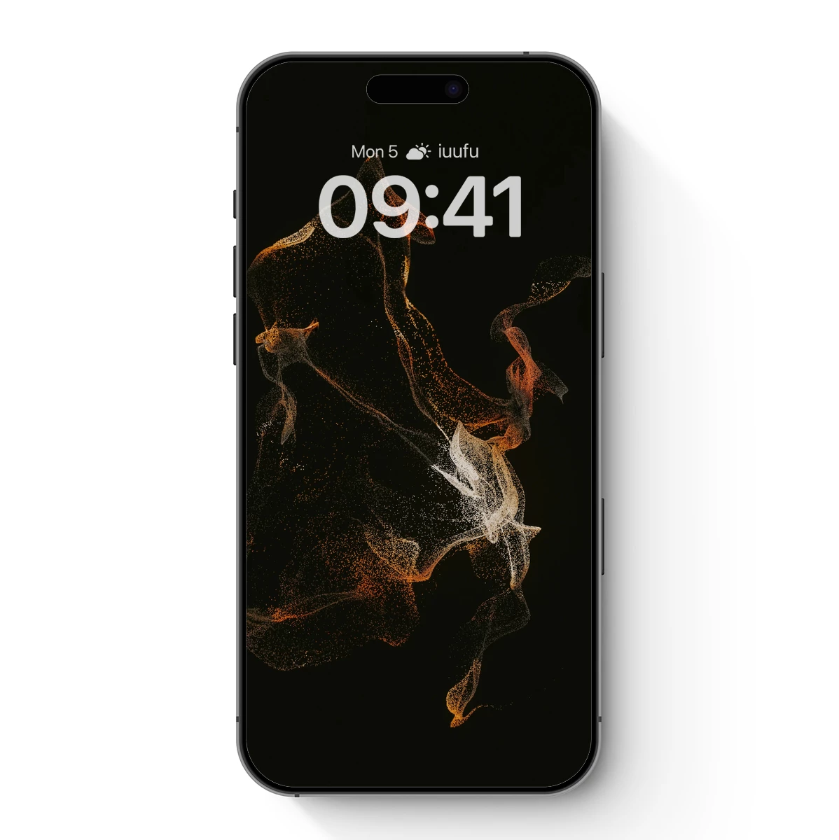 Ethereal Particle Dance: Golden Whispers in Darkness