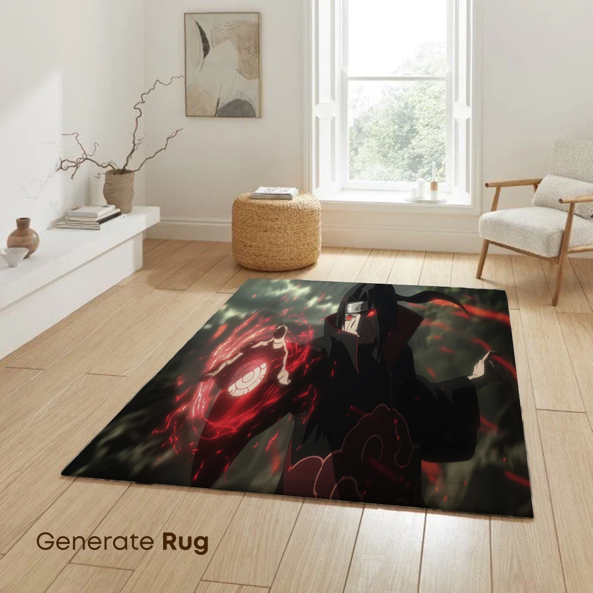 Eclipse of Power: Anime Ninja in Crimson Aura - Image 6