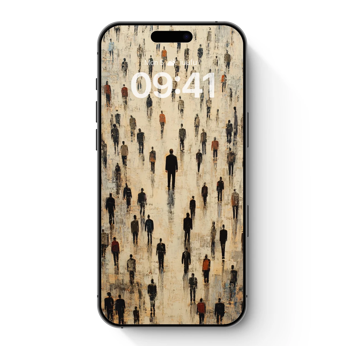 Crowd of Solitude: Abstract Urban Artistry