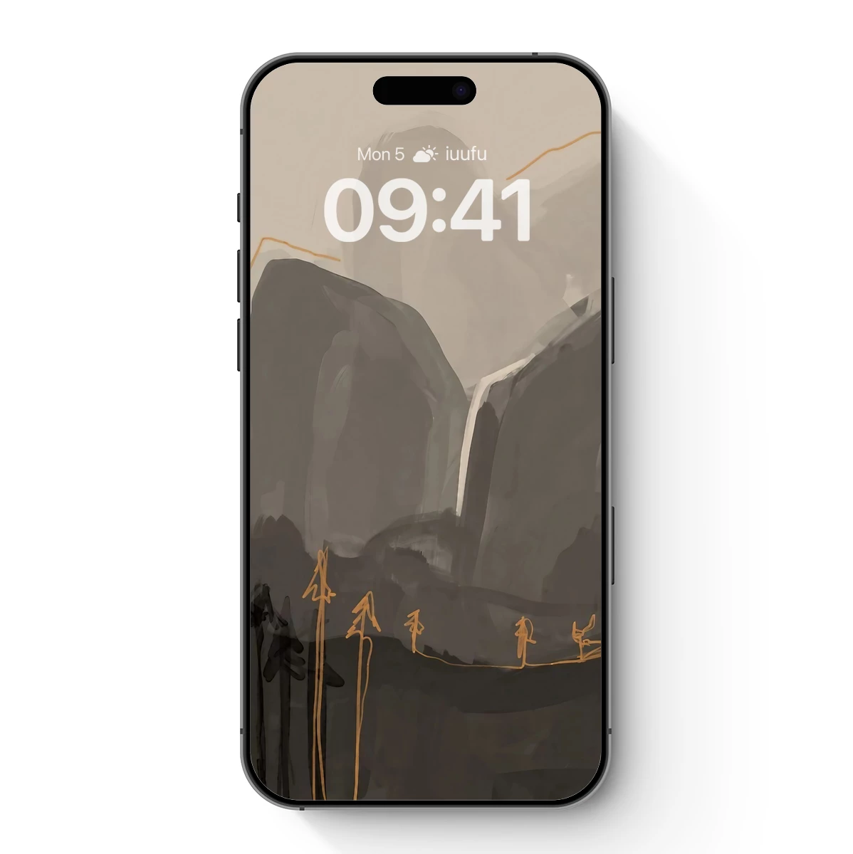 Misty Mountain Odyssey: Abstract Landscape Art