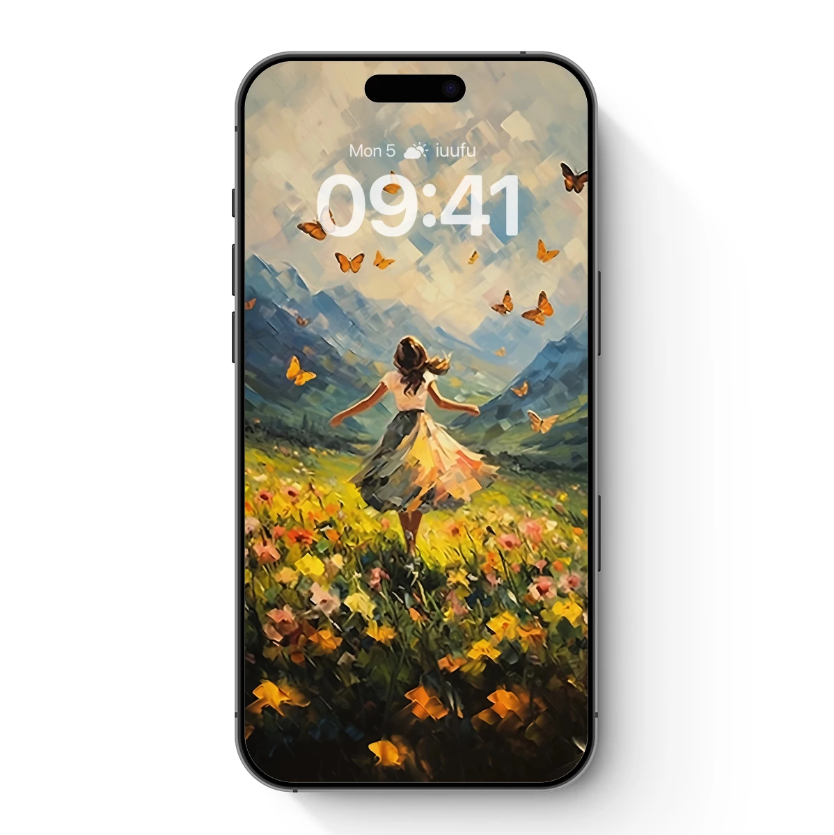 Butterfly Dance in a Floral Symphony