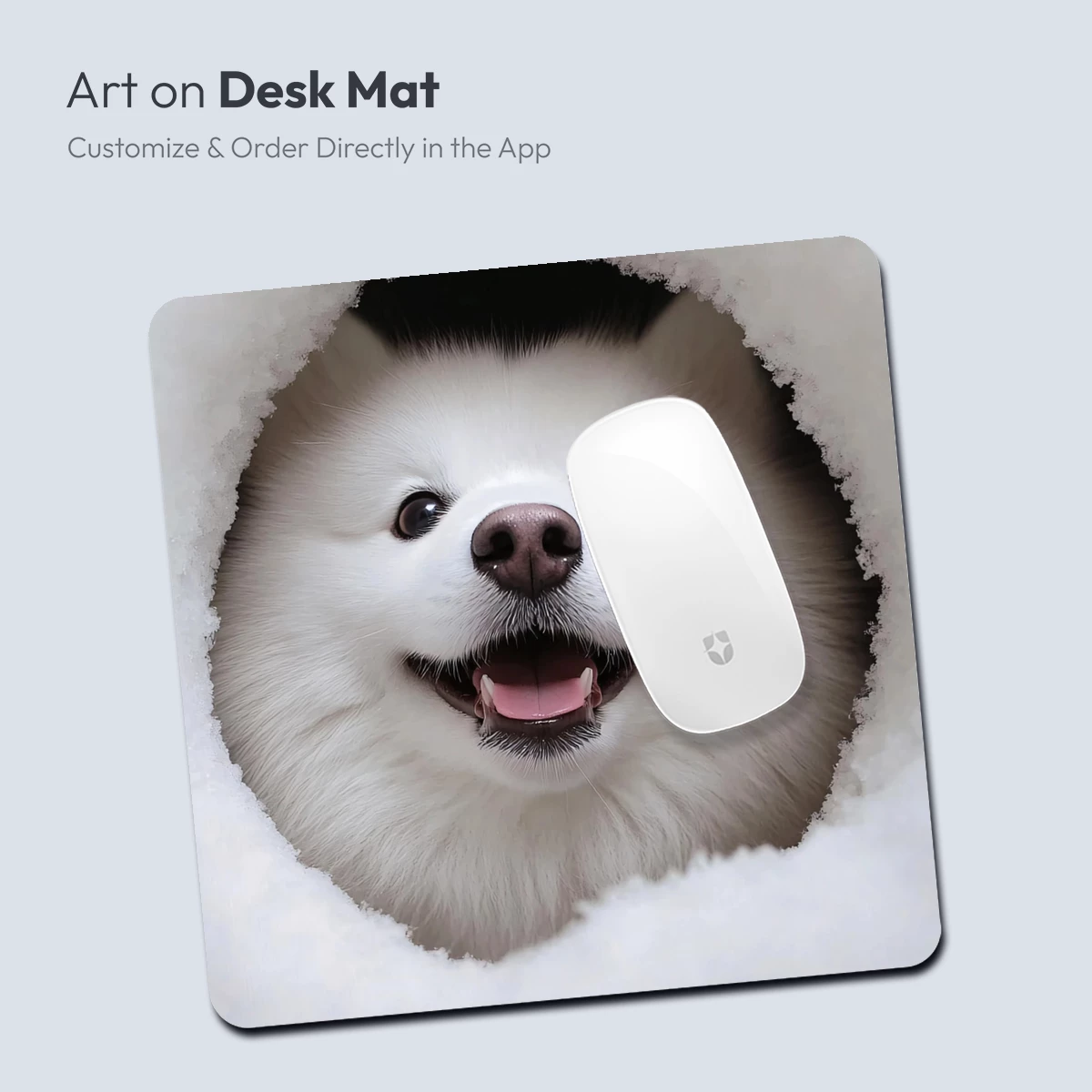 Fluffy Snowball Smile: Joyful Pup in Winter Wonderland - Image 4