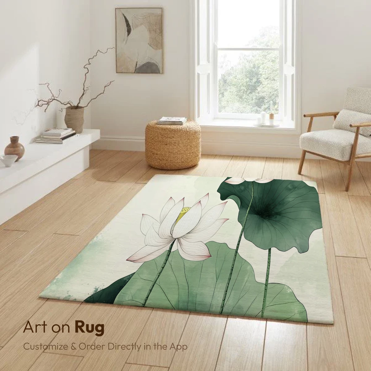 Elegant Lotus Serenity: Watercolor Harmony - Image 6