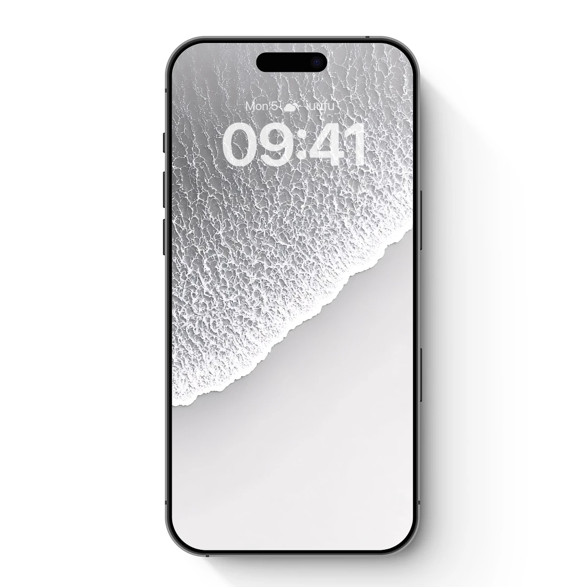 Ethereal Foam Waves: A Study in White Textures