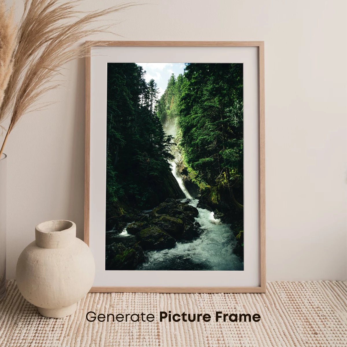 Mystic Forest Cascade: Nature's Symphony in Motion - Image 7