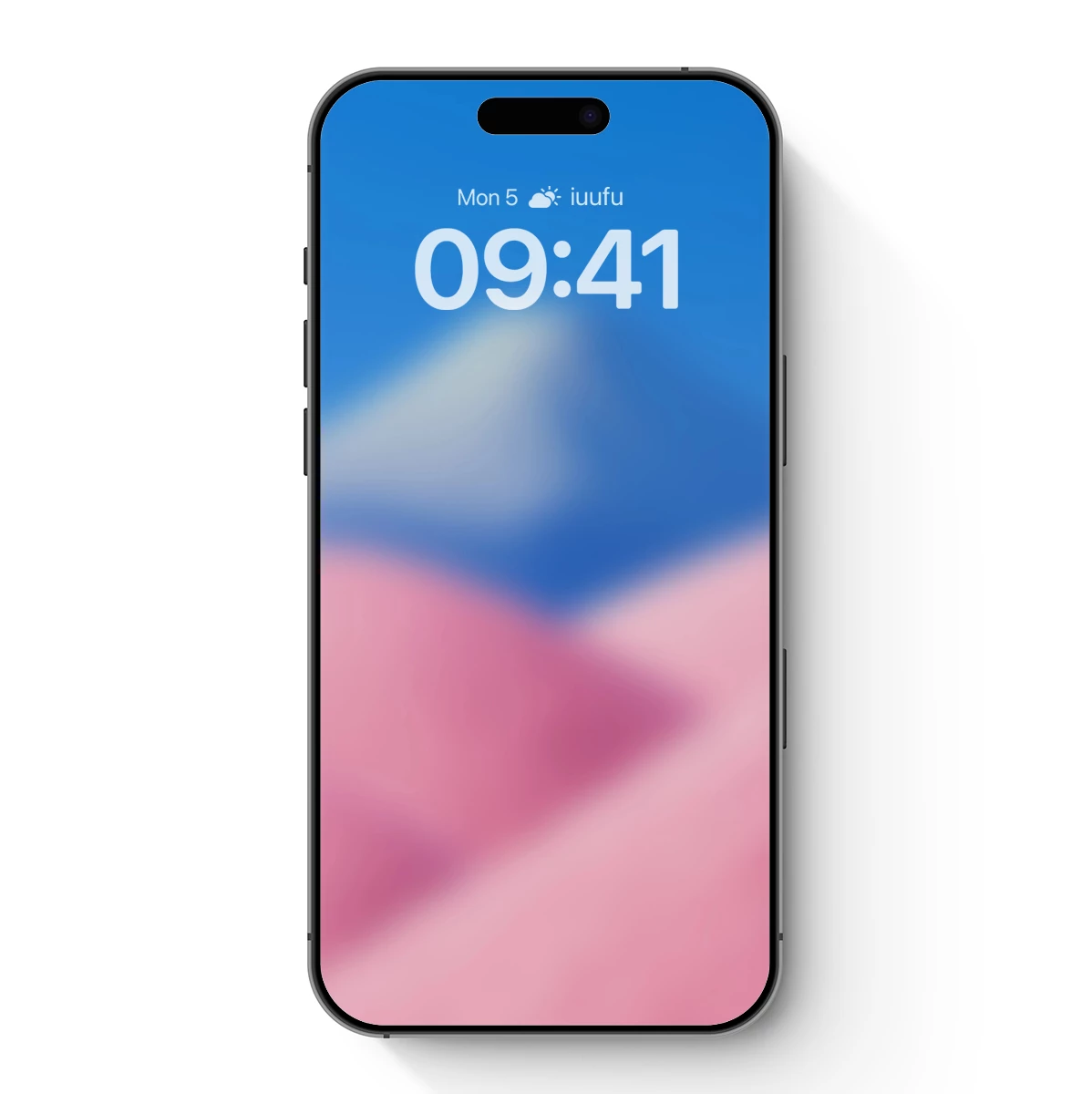 Blurred Dawn: Pink and Blue Abstract Harmony