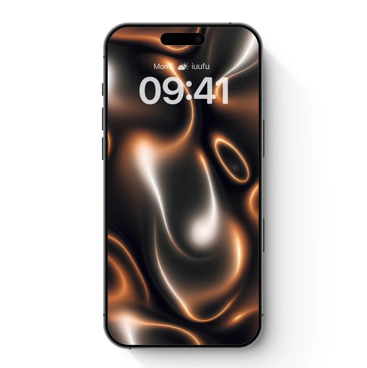 Glowing Luminous Waves: Abstract Fusion Art