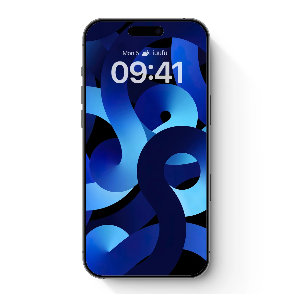 Blue Abyss: Abstract Swirls in Depth