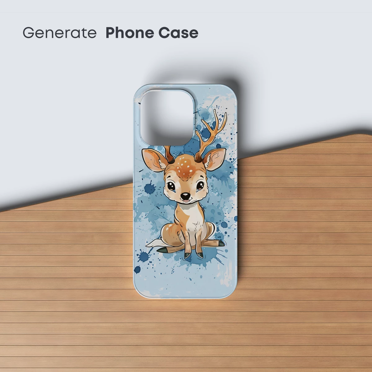 Charming Deer in Watercolor Wonderland - Image 3