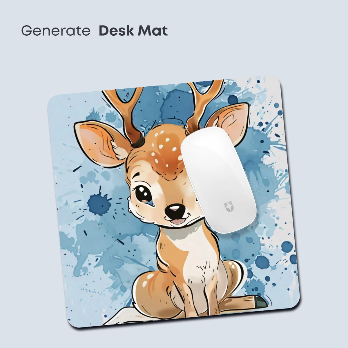 Charming Deer in Watercolor Wonderland - Image 4