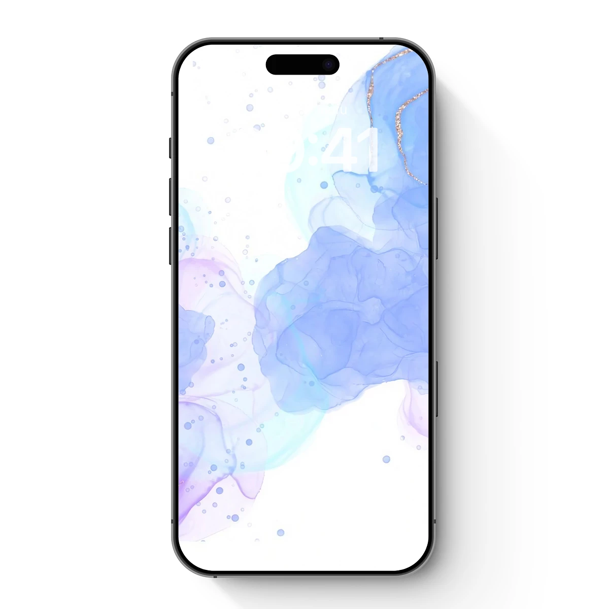 Ethereal Ink Blossoms: Soft Blues and Lilacs