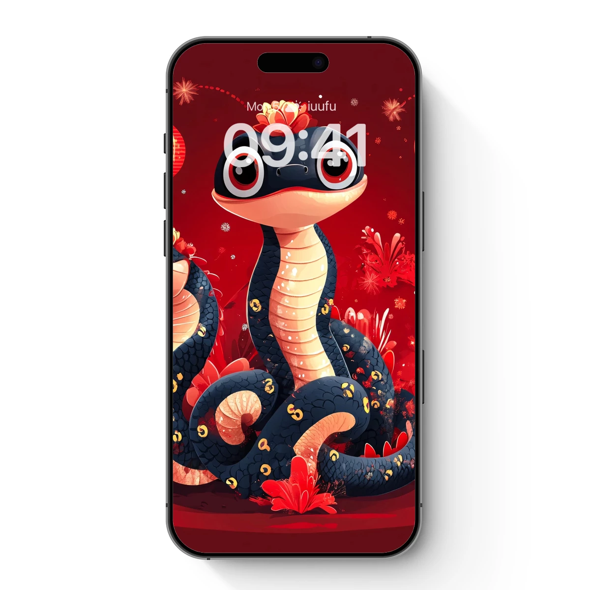 Charming Serpent Duo in Festive Bloom