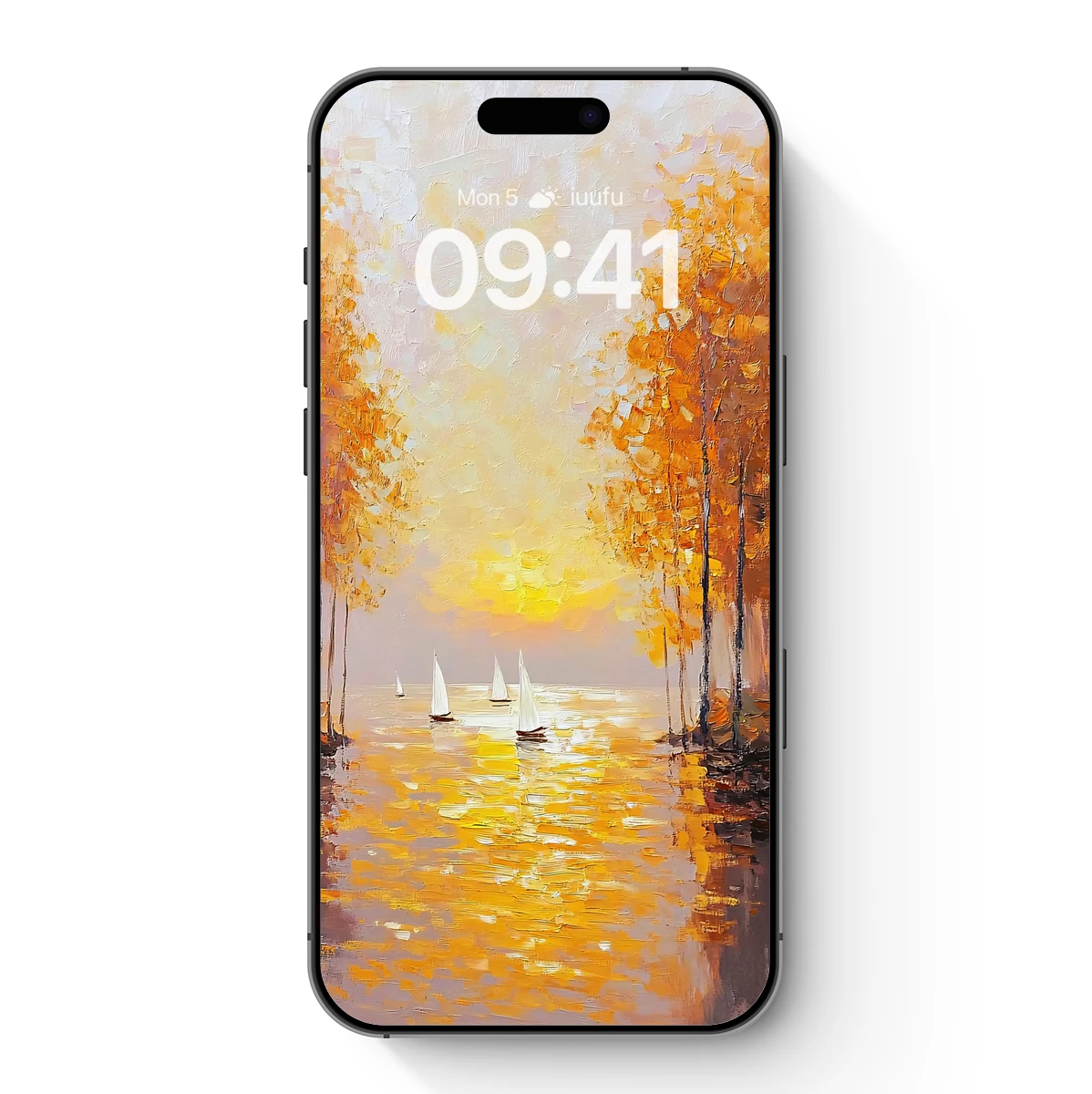 Autumn Sails: Impressionist Sunset Symphony