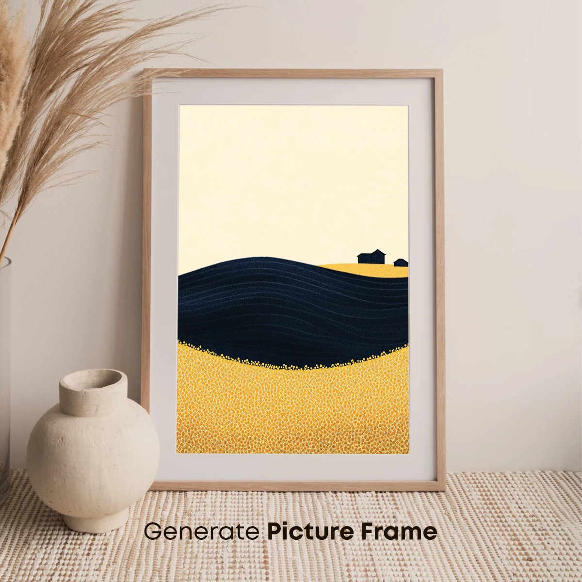 Desert Solitude: Waves of Sand and Shadow - Image 7