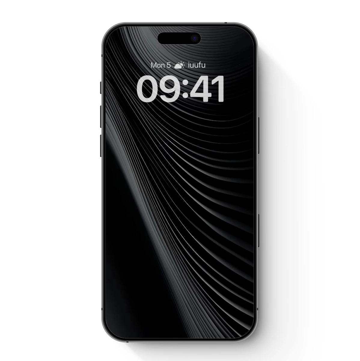 Elegant Black Waves: A Symphony of Curves