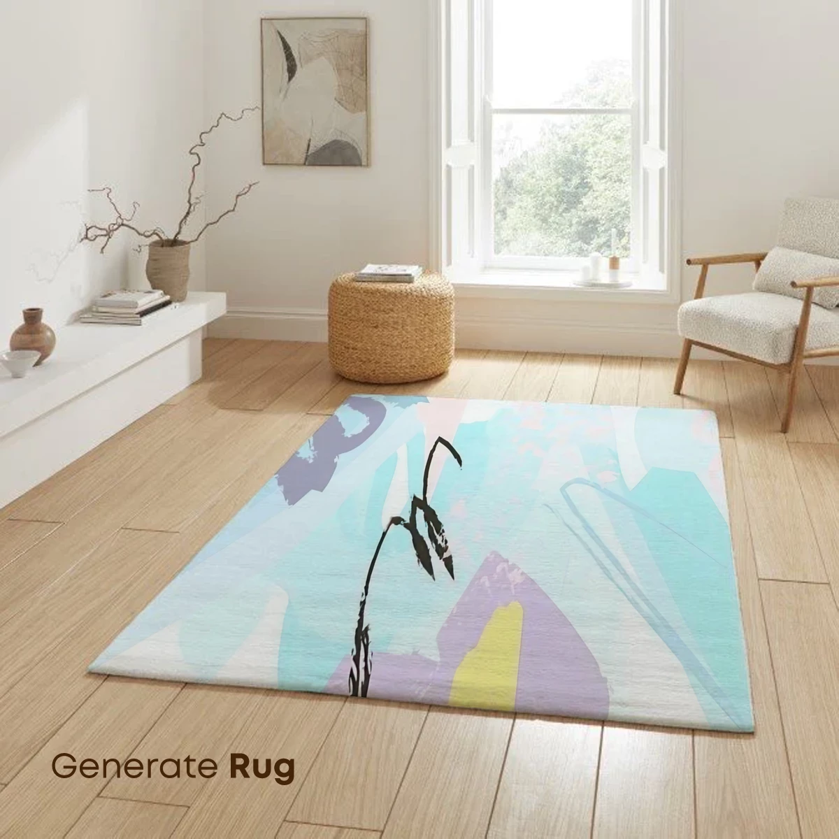 Abstract Pastel Symphony: Brushstroke Harmony - Image 6